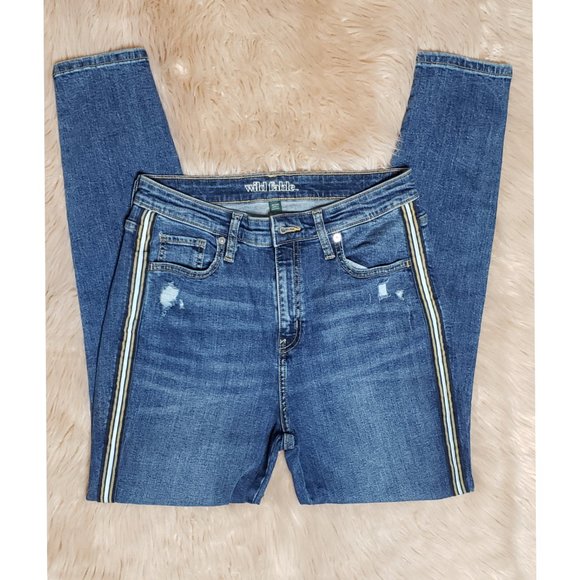 NWOT WILD FABLE HIGH RISE SKINNY DENIM JEANS-Size 10 - Picture 2 of 5